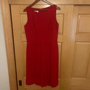 Talbots Classic Red Cocktail Dress Size 12